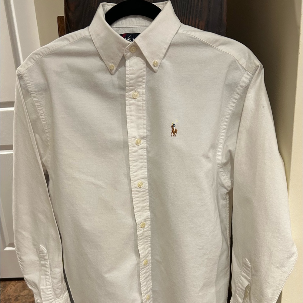 Polo by Ralph Lauren White Tailored Button Down Shirt